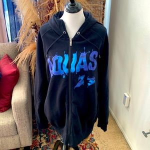Jordan 8 Aquas zip up hoodie